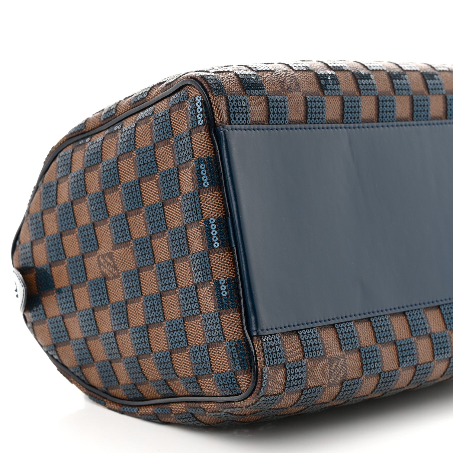 Louis Vuitton Damier Paillettes Speedy 30 Blue 9 of 13