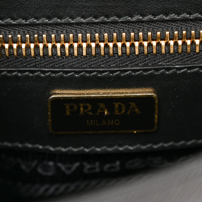 Prada Saffiano Flap Crossbody Black 6 of 12