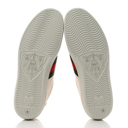 Gucci X FREYA HARTAS Calfskin Miro Soft Web Mythical Creature Embroidered Mens Ace Sneakers 11 New Mystic White 5 of 9