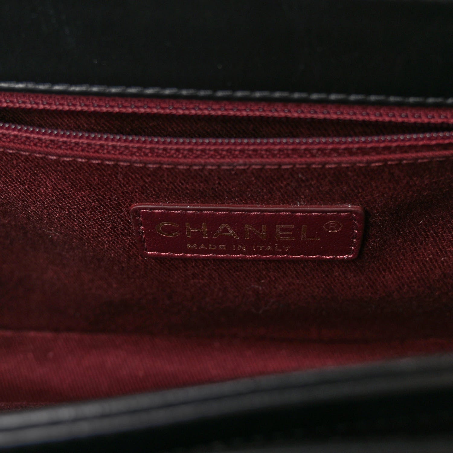 Chanel Glazed Calfskin Quilted Large Perfect Edge Flap Black 6 of 11