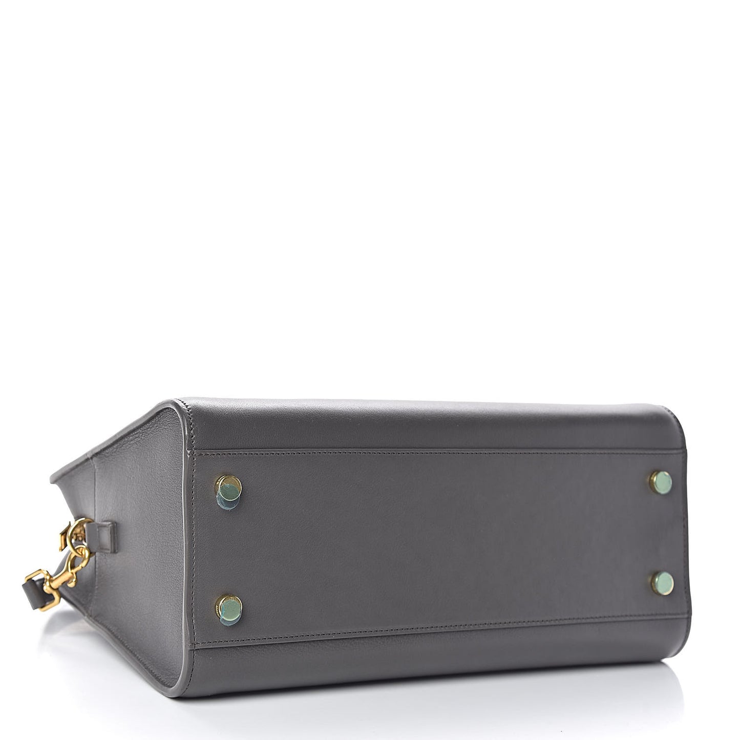 Calfskin Small Monogram Cabas Grey