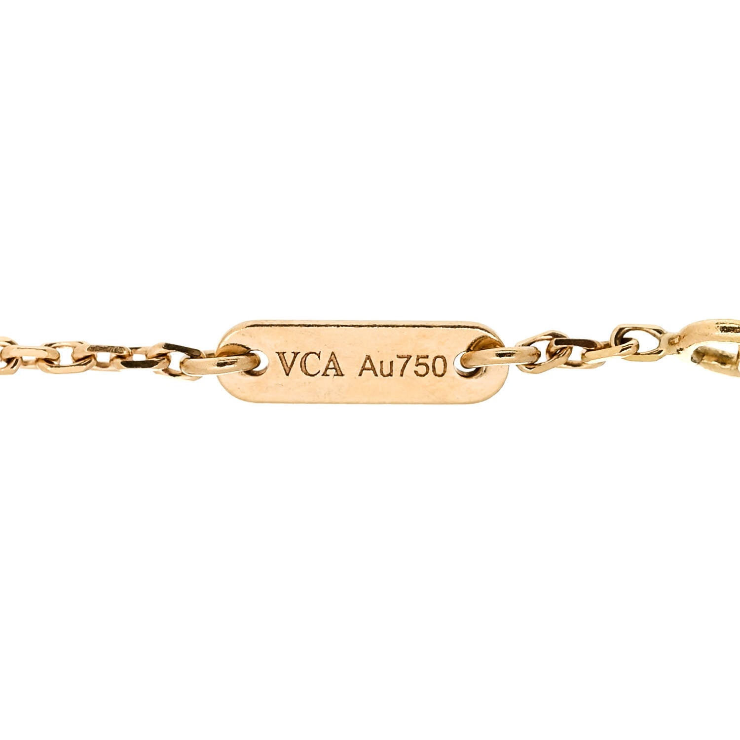Van Cleef & Arpels 18K Yellow Gold Mother of Pearl Sweet Alhambra Butterfly Bracelet 3 of 5