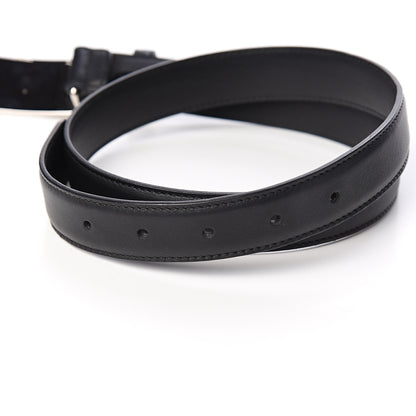 Gucci Calfskin Horsebit Crystal Belt 80 32 Black 4 of 5