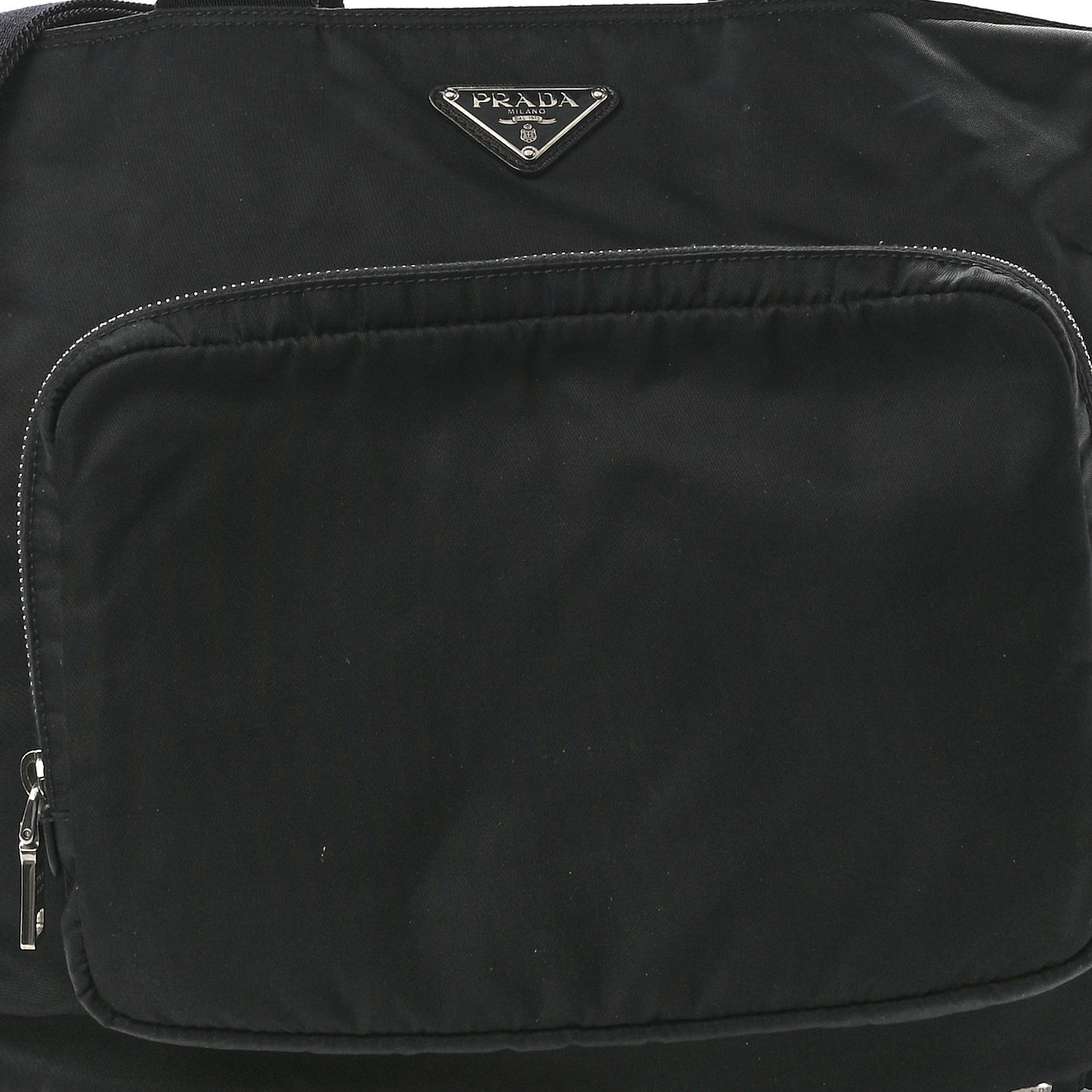 Nylon Vela Baby Bag Black