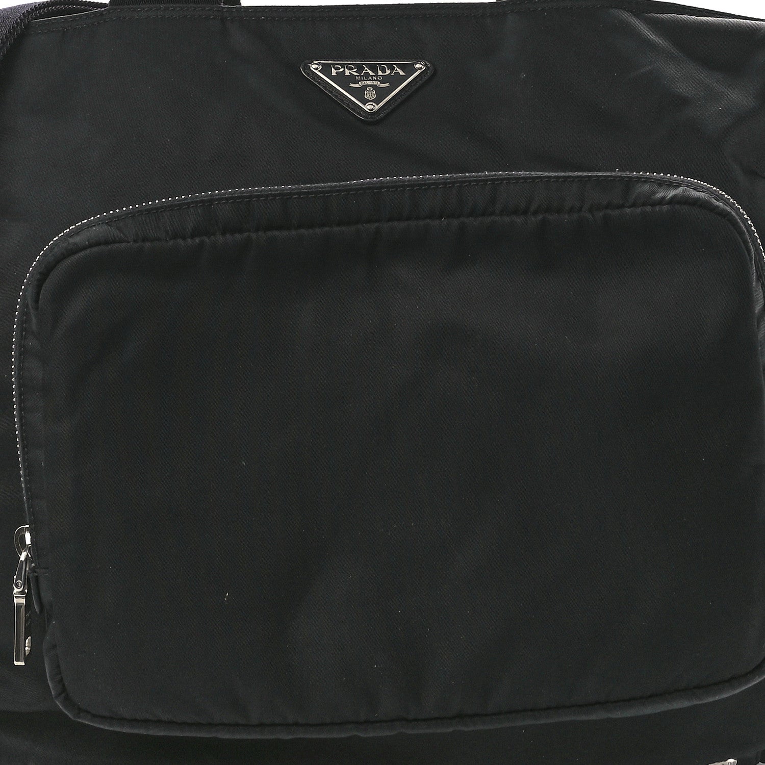 Prada Nylon Vela Baby Bag Black 8 of 15