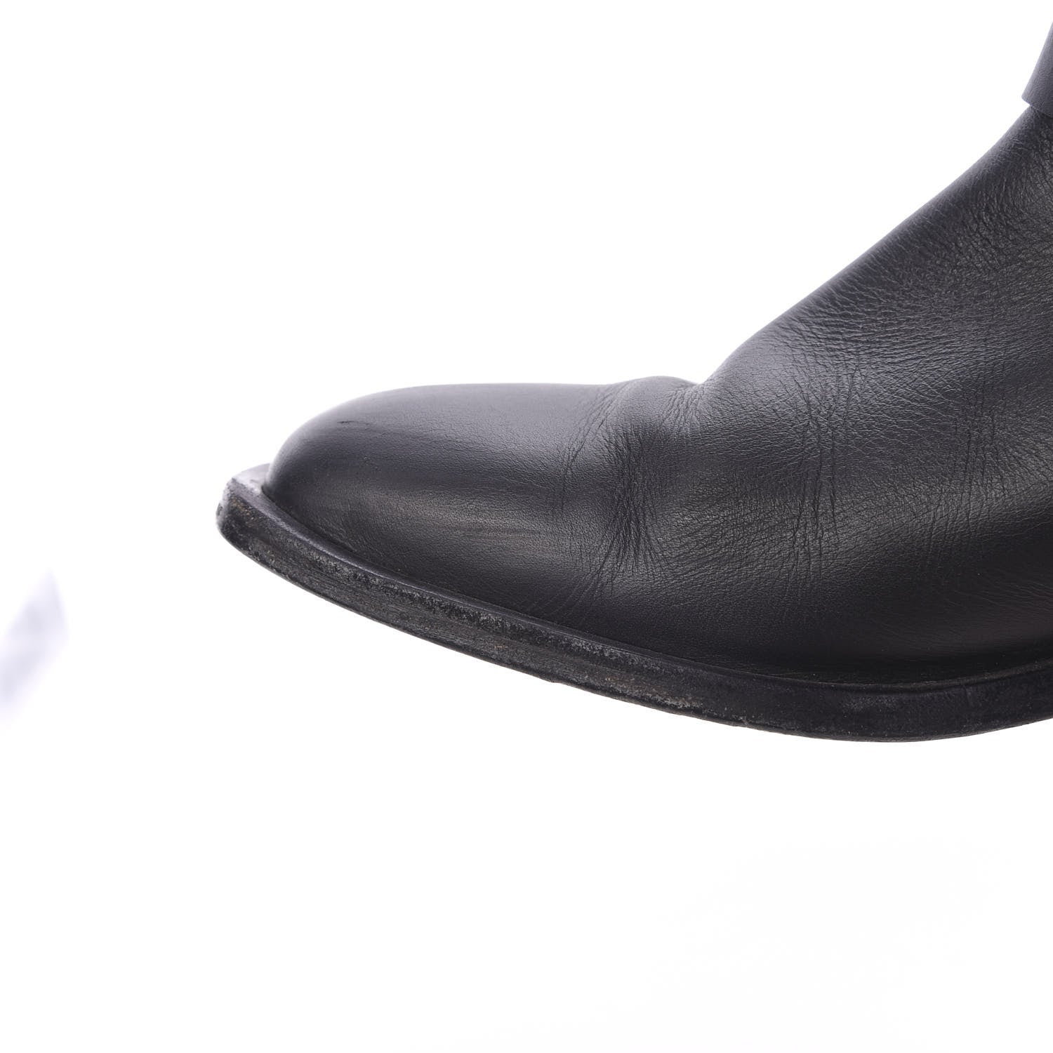 Chanel Calfskin Asymmetrical Mid Calf Boots 39 Black 11 of 15