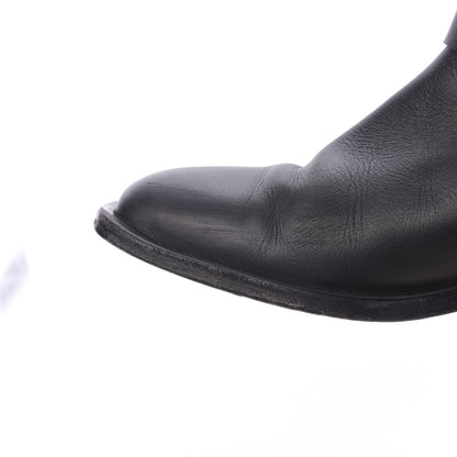 Chanel Calfskin Asymmetrical Mid Calf Boots 39 Black 11 of 15