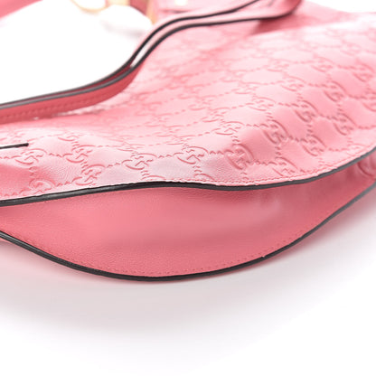 Gucci Guccissima Half Moon Hobo Sushi Pink 8 of 9