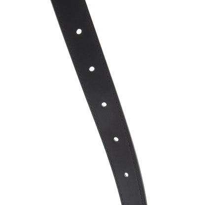 Gucci Moon Calfskin Pearl Double G 20mm Belt 80 32 Black Cream 3 of 4