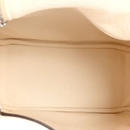 Hermes Taurillon Clemence Mini Lindy 20 Nata 5 of 19