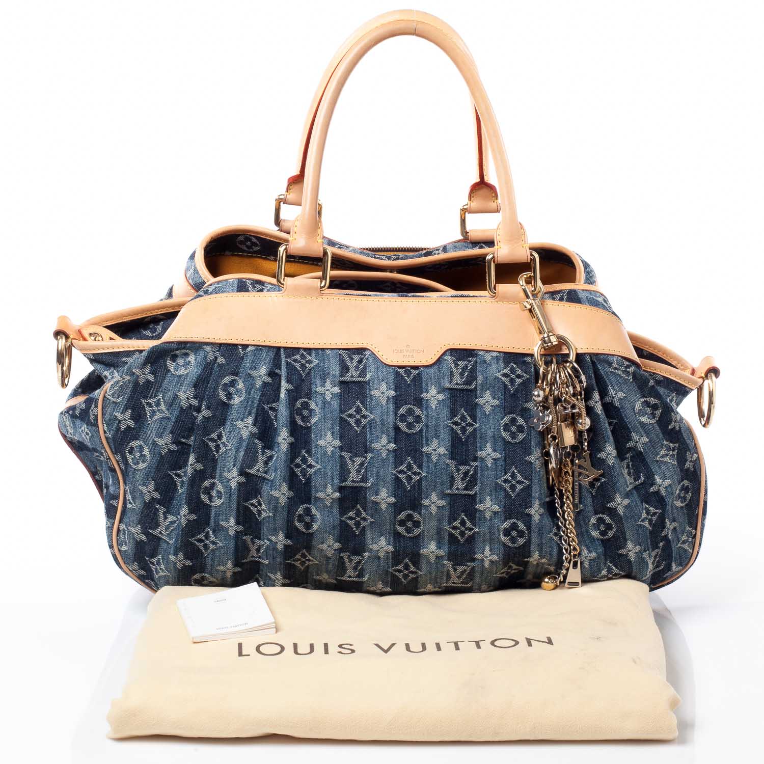 Louis Vuitton Denim Raye Cabas GM 12 of 12