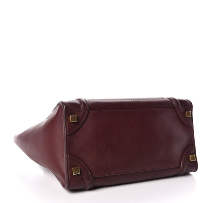 Celine Palmelato Micro Luggage Red Wood 4 of 11