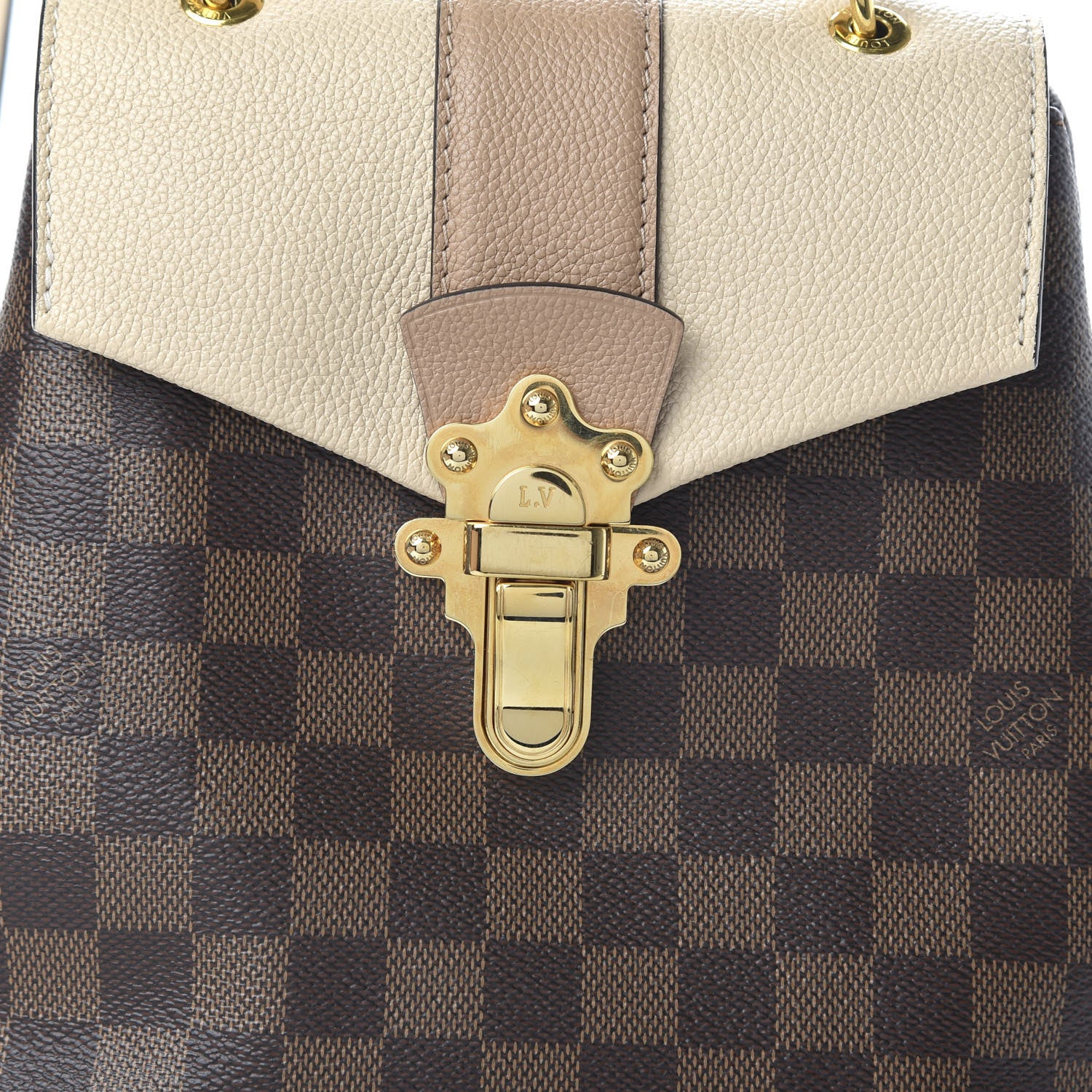 Louis Vuitton Damier Ebene Clapton Backpack Creme 8 of 9