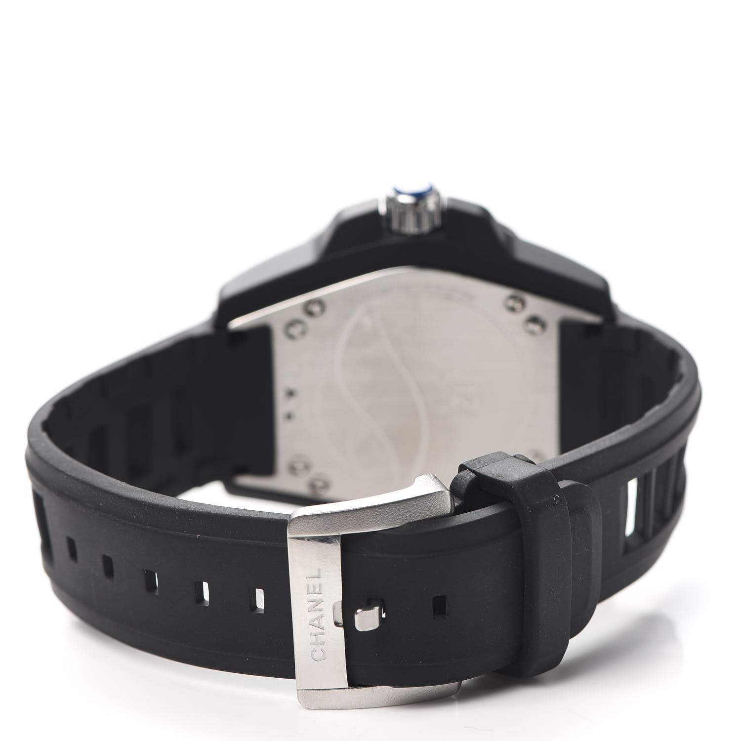 Chanel Stainless Steel Ceramic Rubber 41mm J12 Marine Automatic Watch Black 3 of 4