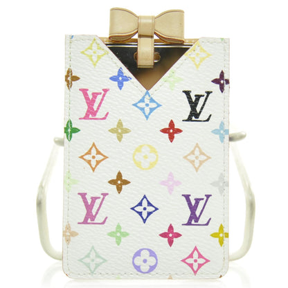 Louis Vuitton Monogram Multicolor Mirror and Case Pouch White 1 of 8