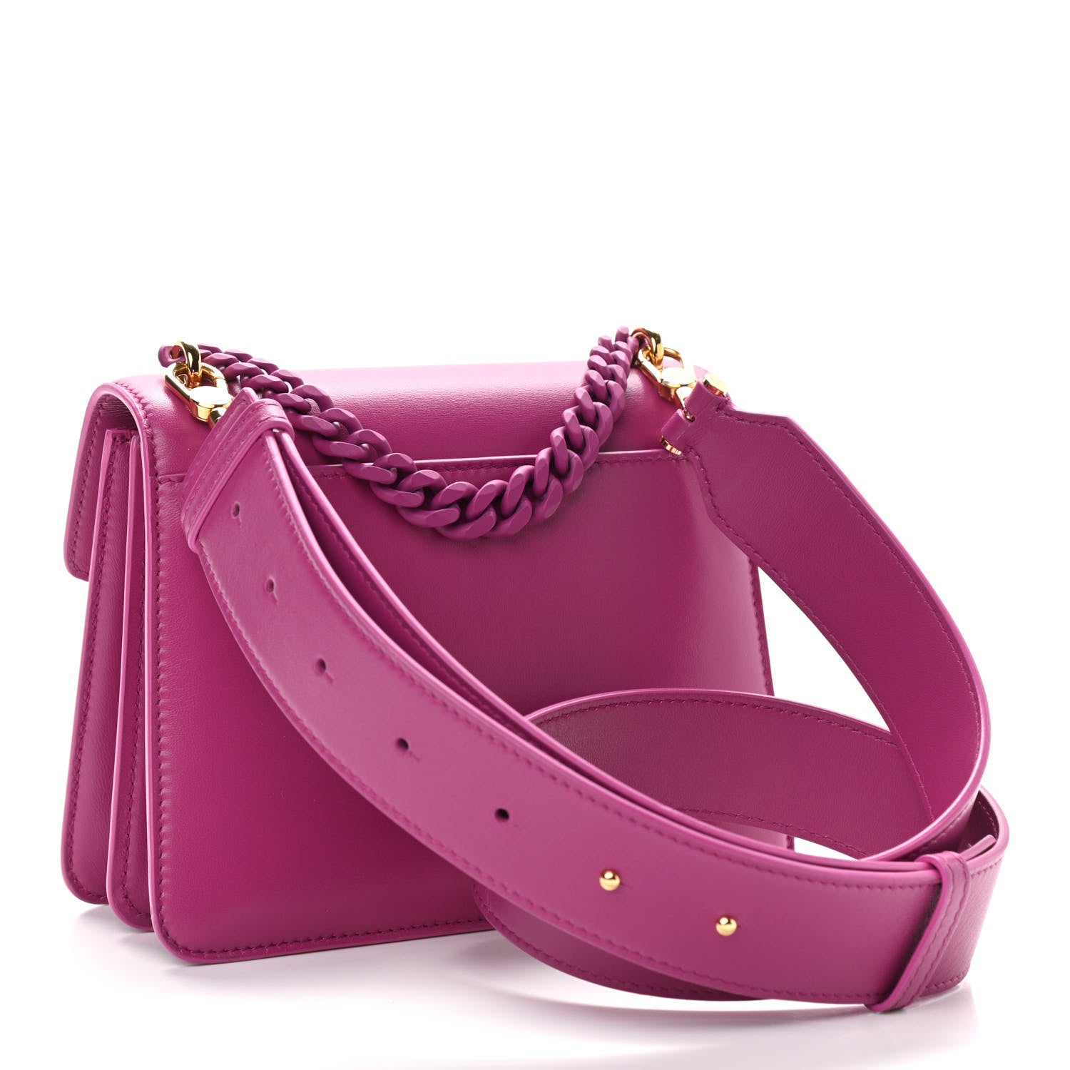 Bulgari Calfskin Serpenti Forever Crossbody Bag Plum 3 of 9