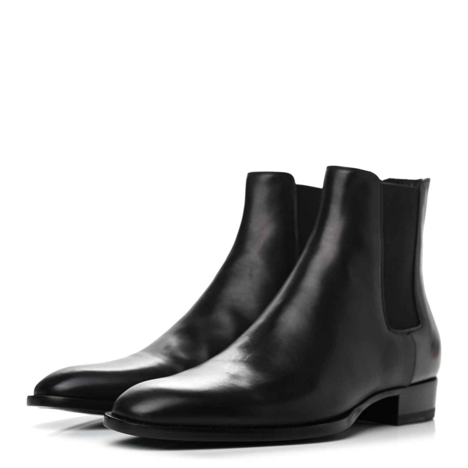 Saint Laurent Calfskin Mens Marrakesh Ankle Boots 42 Black 3 of 7