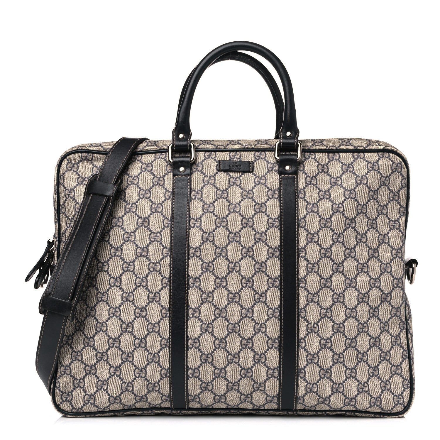 Gucci GG Plus Monogram Medium Briefcase Navy 1 of 23