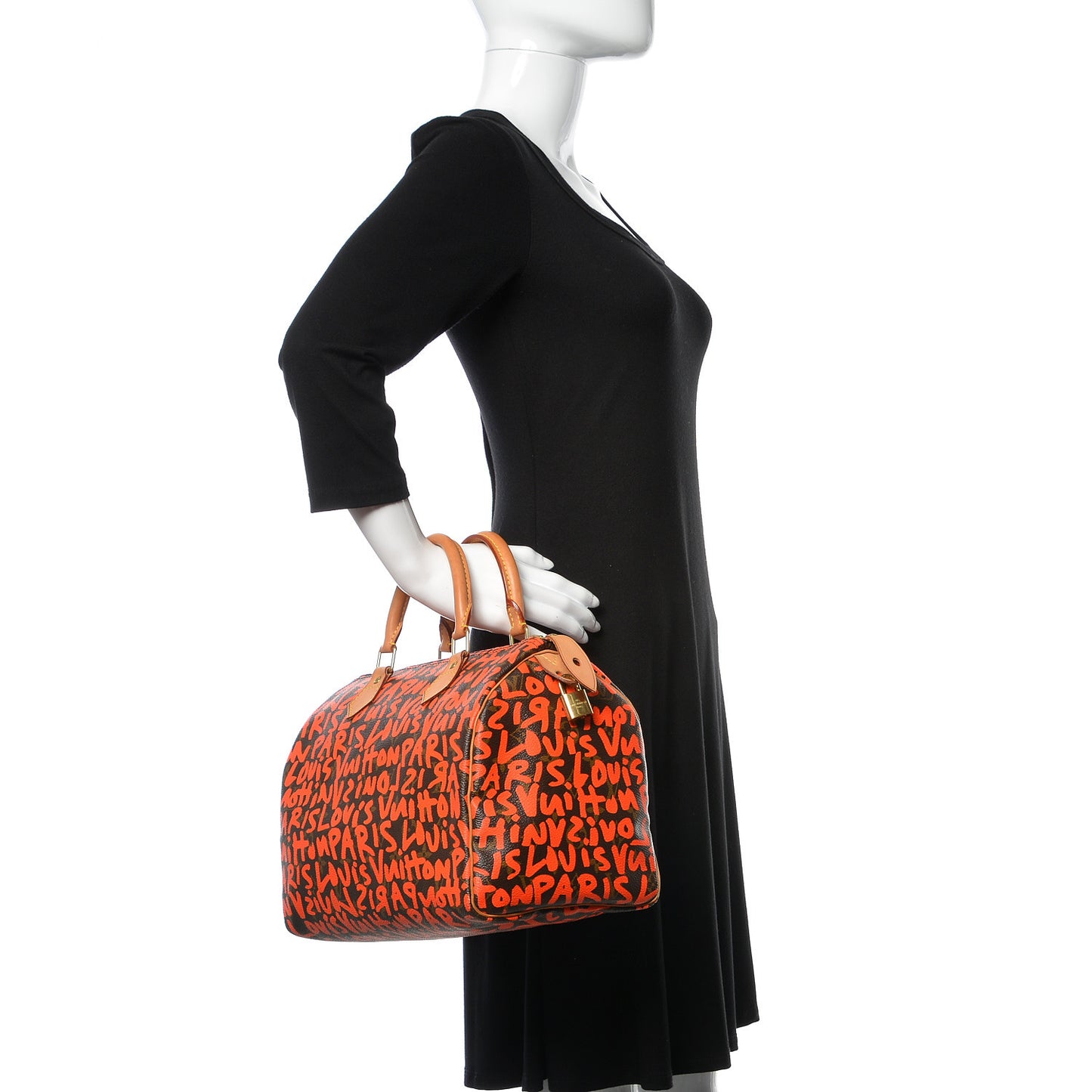 Monogram Graffiti Speedy 30 Orange
