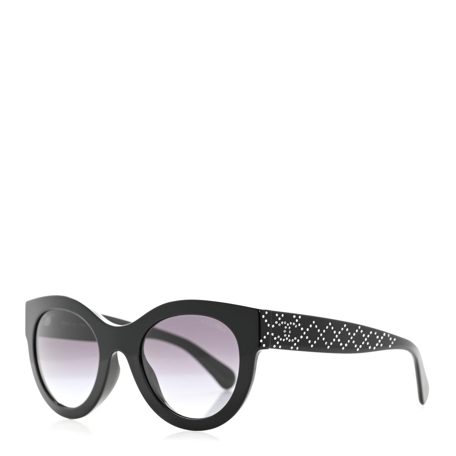 Chanel Crystal CC Sunglasses 5420-B-A Black 1 of 9