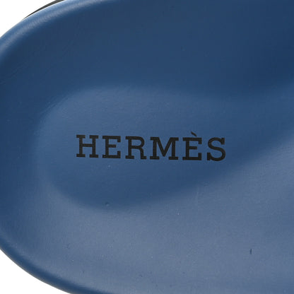 Hermes Epsom Womens Chypre Sandals 38 Bleu Bleuet 8 of 9