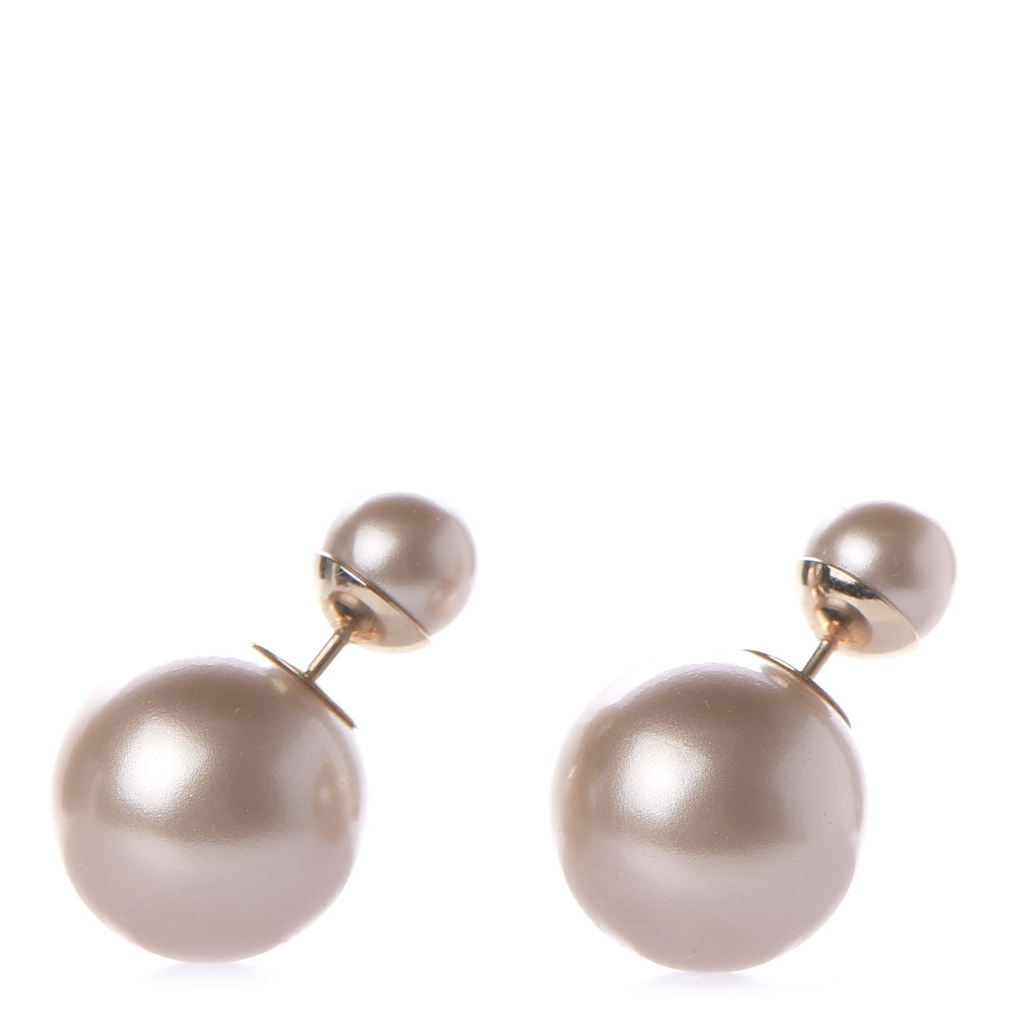 Christian Dior Pearl Mise En Dior Tribal Earrings Pink 1 of 5