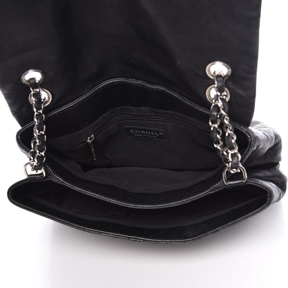 Chanel Shiny Lambskin Quilted Medium Trianon Messenger Flap Black 5 of 12