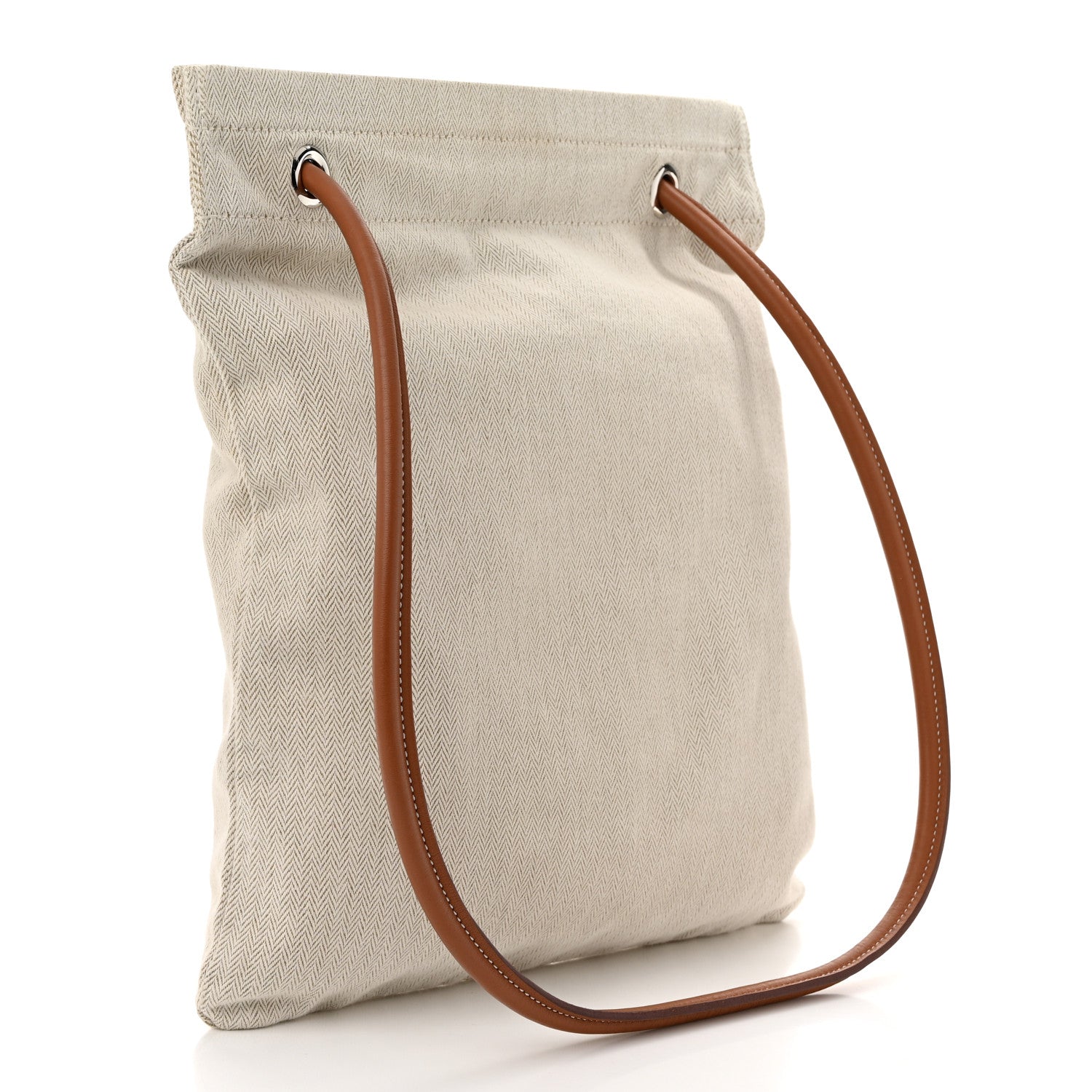 Hermes Canvas Swift Aline Grooming Bag Gold 3 of 10