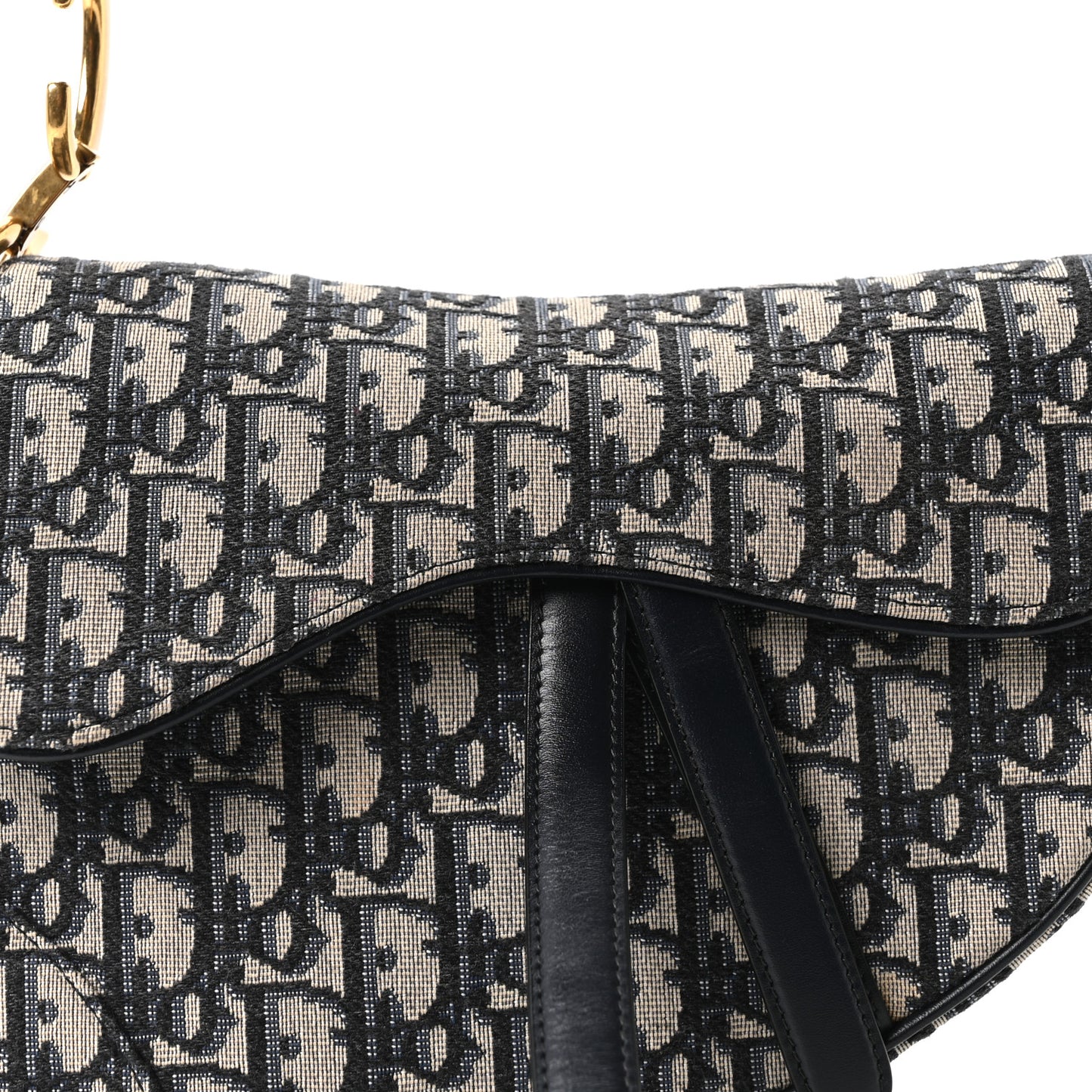 Oblique Saddle Bag Blue