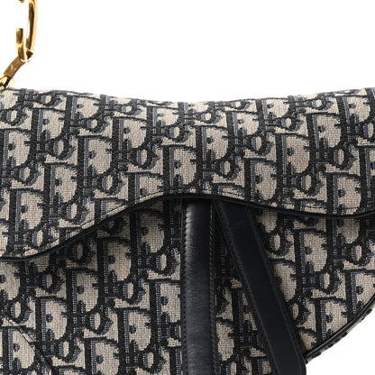 Christian Dior Oblique Saddle Bag Blue 14 of 19