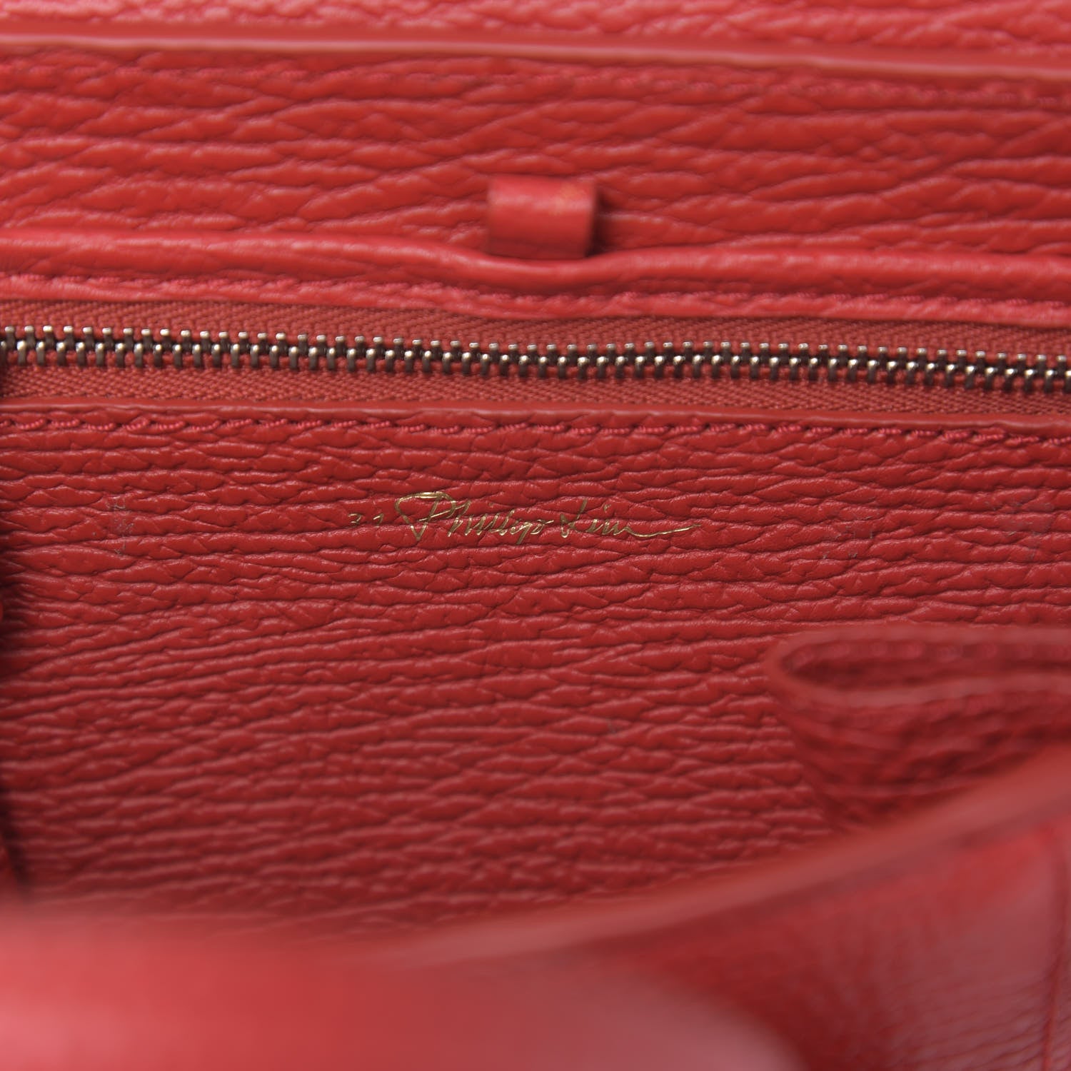 3.1 Phillip Lim 3.1 Textured Calfskin Mini Pashli Satchel Red 6 of 9