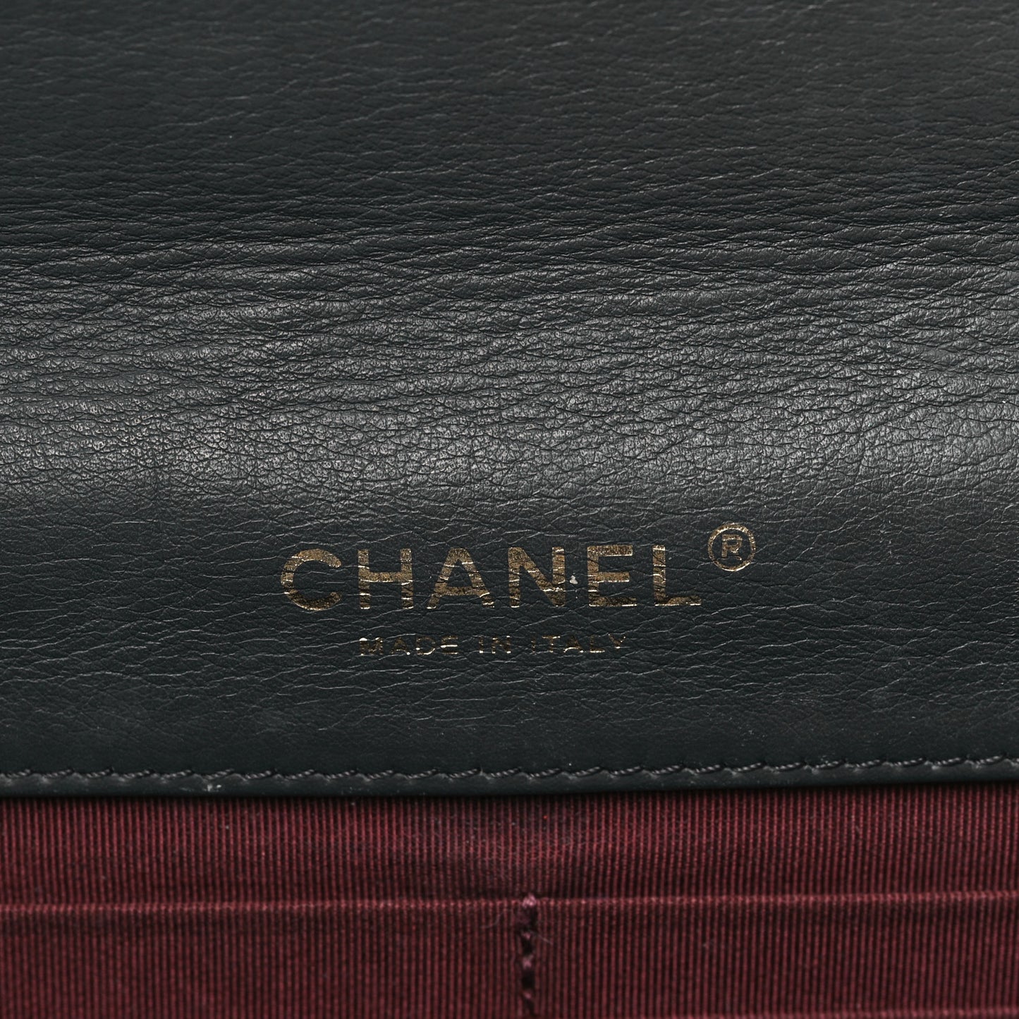 Patent Quilted Golden Class Wallet on Chain WOC Black