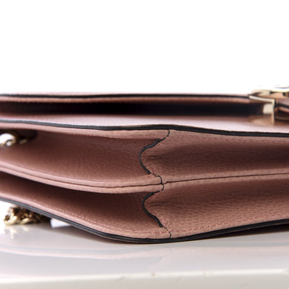 Gucci Dollar Calfskin Interlocking G Shoulder Bag Soft Pink 5 of 8
