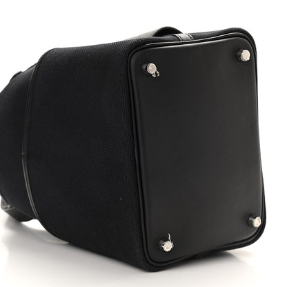 Hermes Toile Goeland Swift Cargo Picotin Lock 18 Black 9 of 10