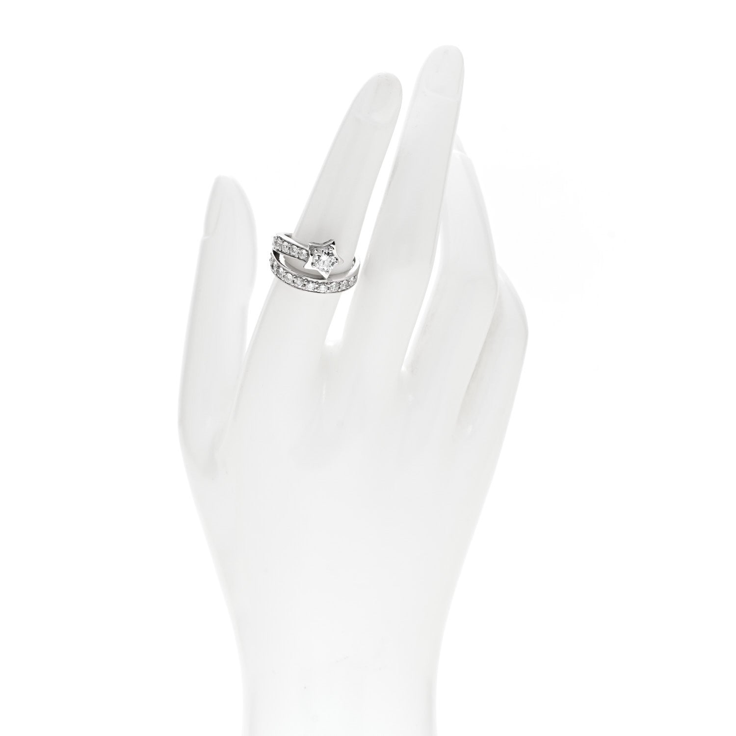 Parker & West by FASHIONPHILE Platinum Diamond 1.50ctw Shooting Star Ring  53 6.5 2 of 10