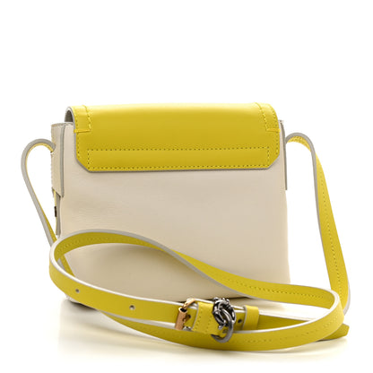 Lanvin Calfskin Mini Happy Edgy Crossbody Jaune 3 of 10