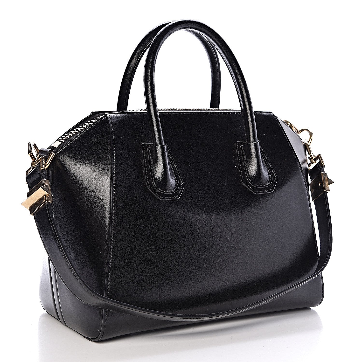 Givenchy Shiny Lord Calfskin Small Antigona Black 3 of 10