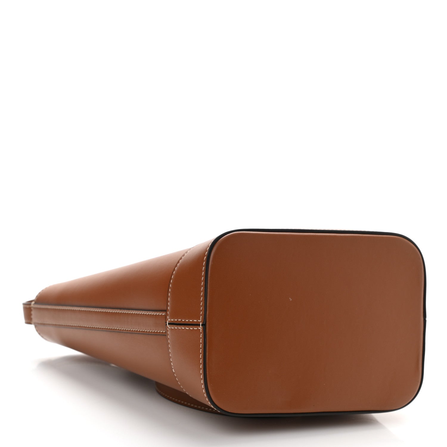 Celine Smooth Calfskin Small Cuir Triomphe Bucket Bag Tan 4 of 8