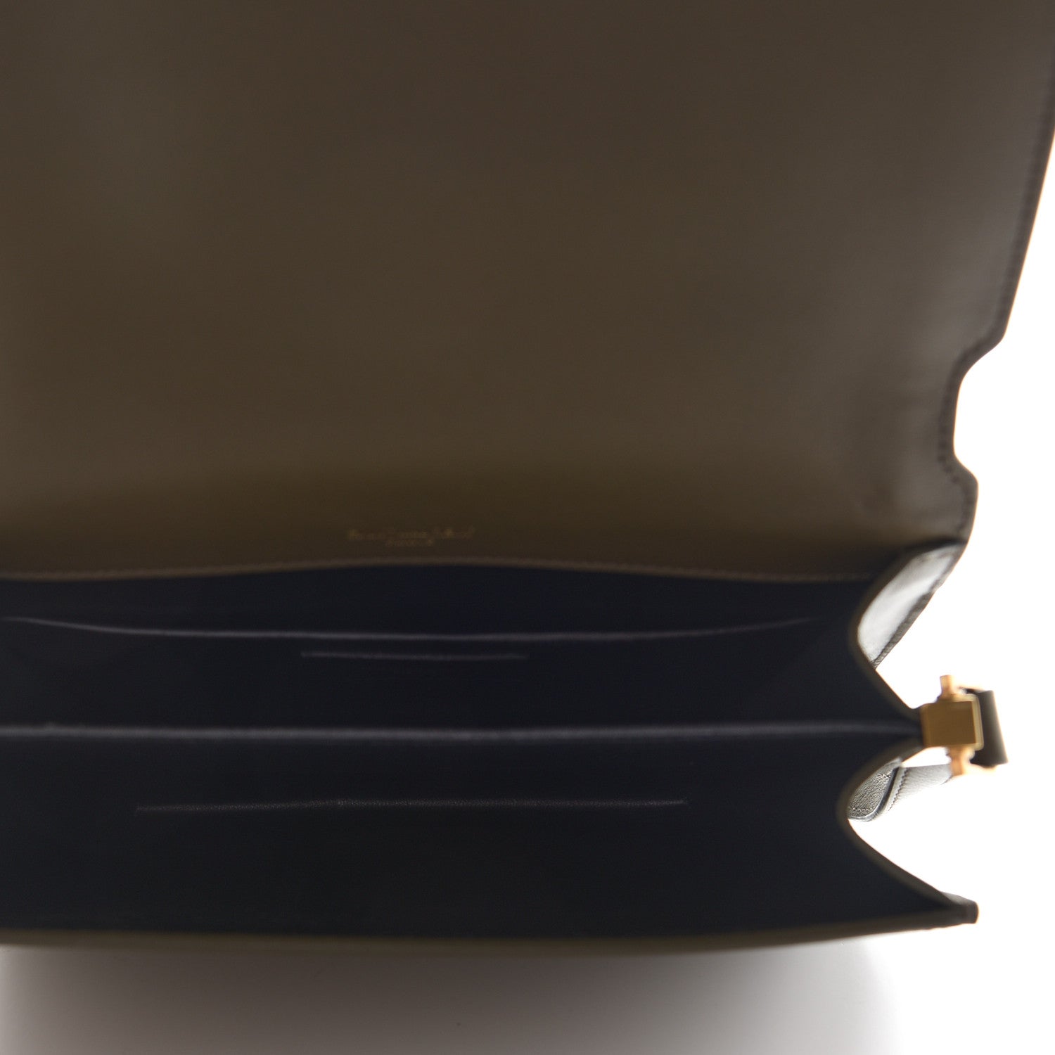 Saint Laurent Suede Smooth Calfskin Monogram Medium Solferino Soft Satchel Olive 5 of 8