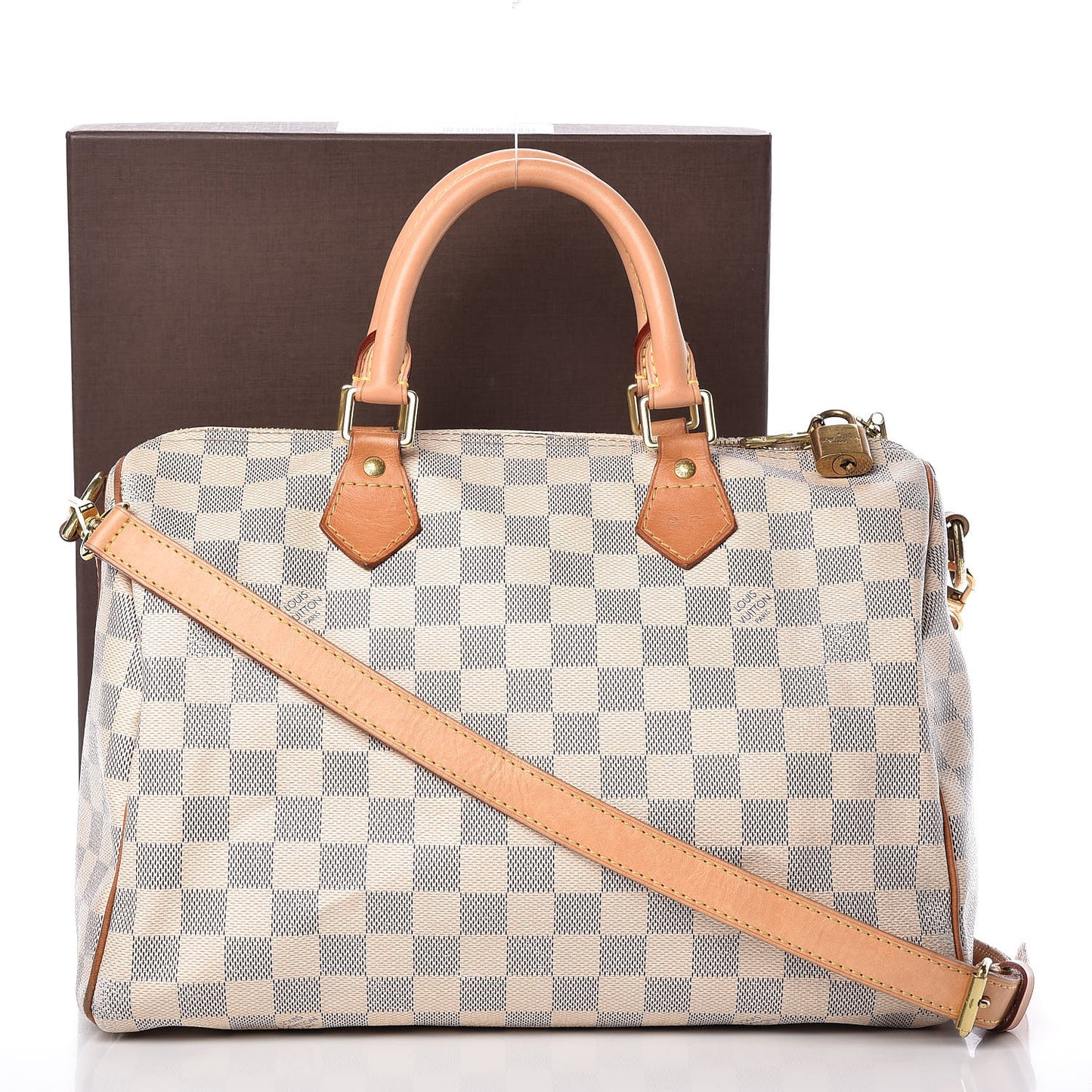 Damier Azur Speedy Bandouliere 30