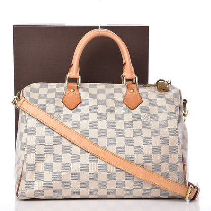 Louis Vuitton Damier Azur Speedy Bandouliere 30 25 of 25