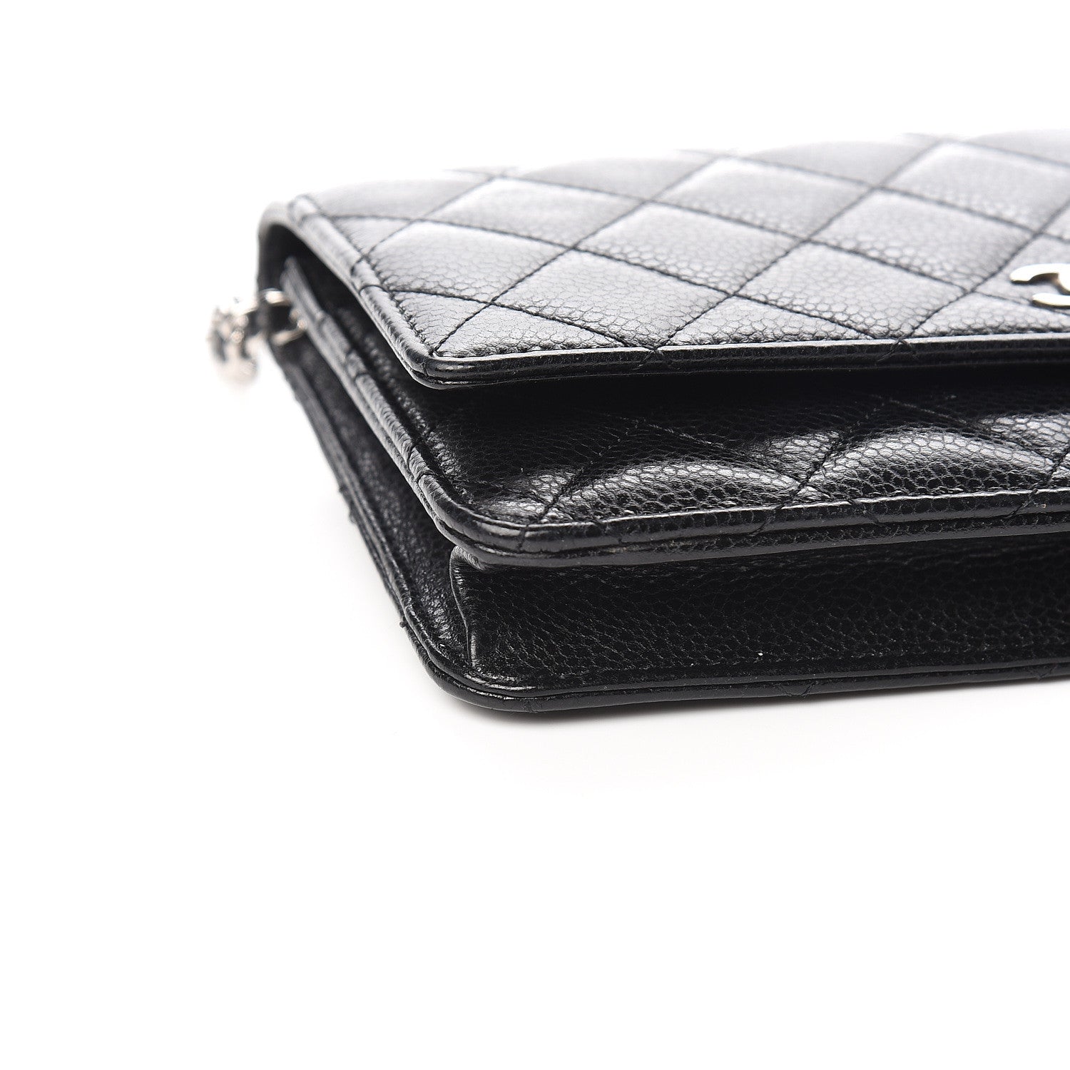 Chanel Caviar Quilted Wallet On Chain WOC Black 9 of 14