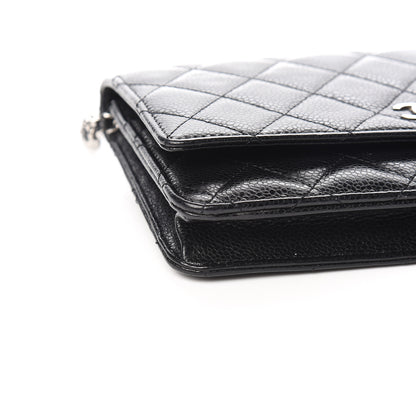 Chanel Caviar Quilted Wallet On Chain WOC Black 9 of 14