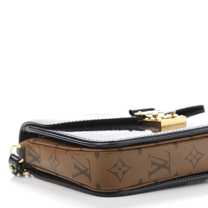 Louis Vuitton Shiny Epi Reverse Monogram Pochette Metis Mini Marine 9 of 14