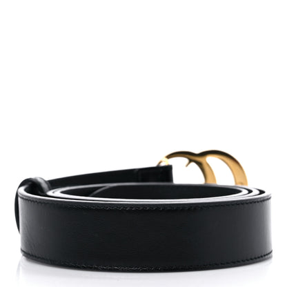 Gucci Plutone Calfskin Double G 30mm Belt 90 36 Black 2 of 6