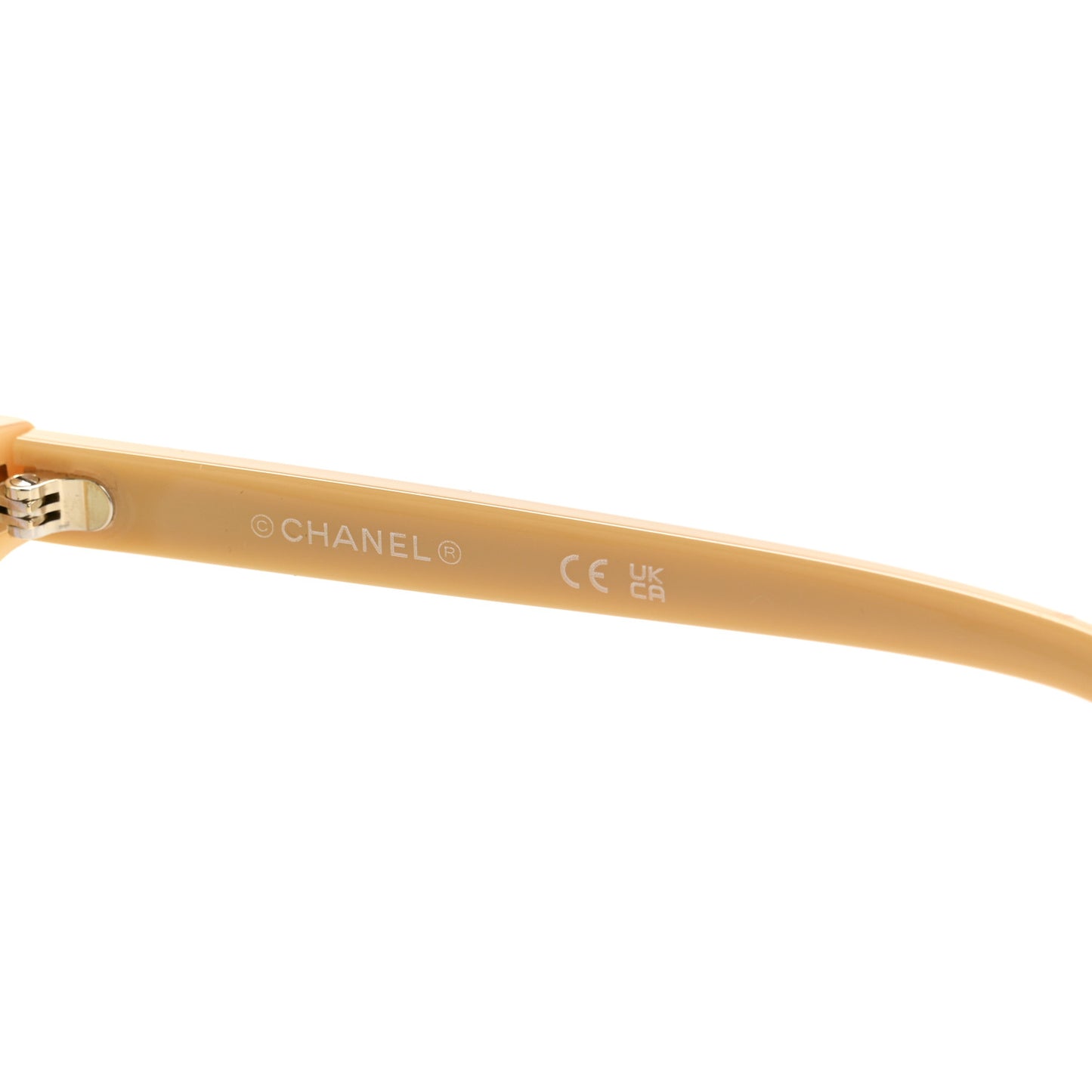 Acetate Shield Quilted Sunglasses 71655A White Gold