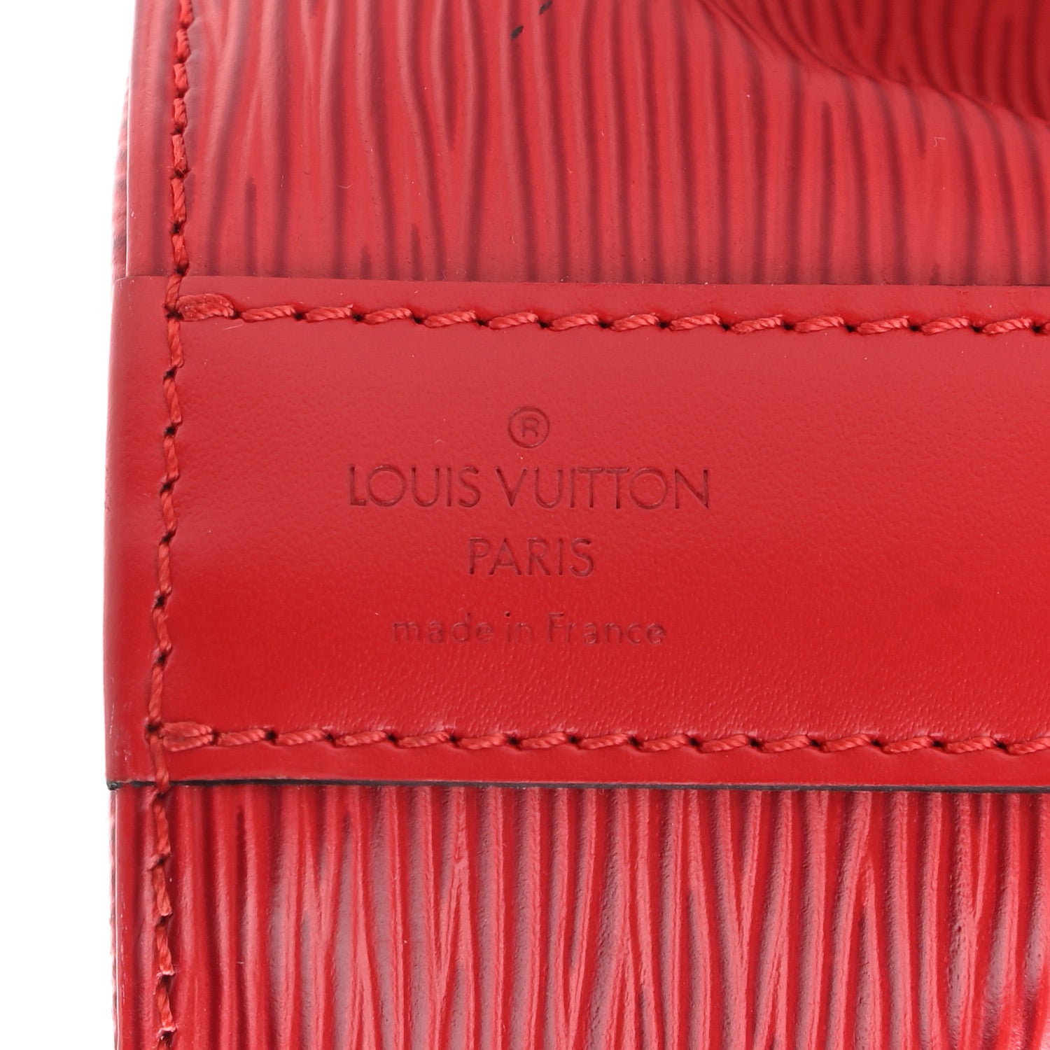 Louis Vuitton Epi Sac D'Epaule Castillan Red 6 of 11
