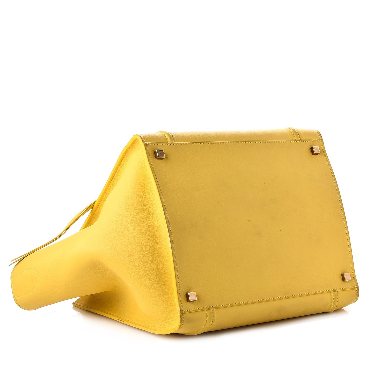 Smooth Calfskin Medium Phantom Luggage Sun Yellow