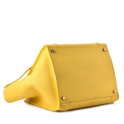 Celine Smooth Calfskin Medium Phantom Luggage Sun Yellow 4 of 27
