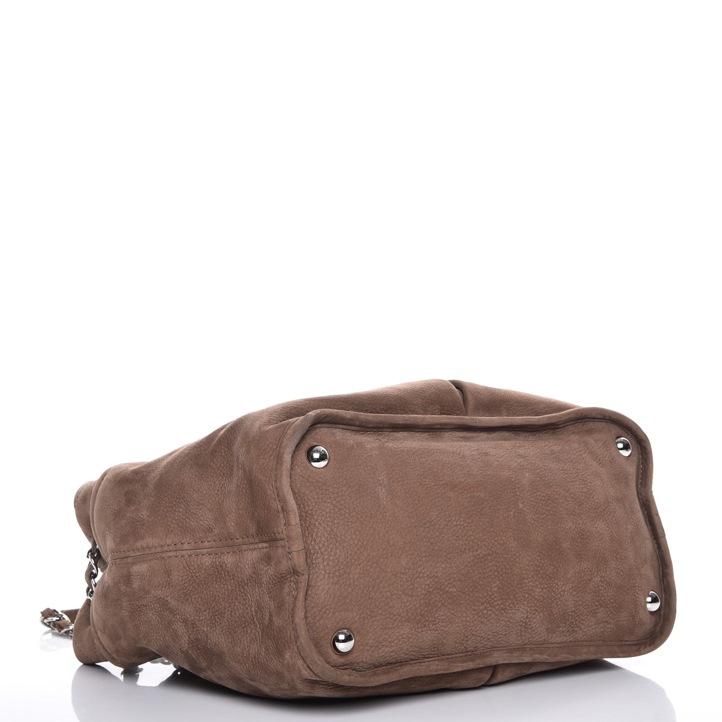 Ultra Soft Suede Calfskin Natural Beauty Tote Brown